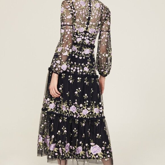 Mac Duggal Embroidered Tier Dress - Picture 3 of 8